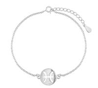 Punk Class Boho Bracelets Bracelet Bijoux Femme Homme 12 Constellations Poissons Bracelet Doux Simple Rétro Punk Mariage