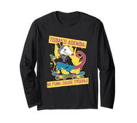 Punk d'un Jour Todays Agenda Be Punk Cause Trouble Manche Longue