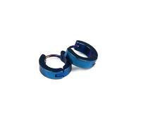 Punk Hommes Noir Acier Inoxydable Cercle Piercing Boucles D'oreilles Rondes Boucles D'oreilles Neutres pour Femmes Hommes Mode Fête Bijoux Brincos Unisexe Mode Livre