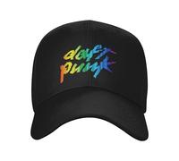 Punk personnalisé coloré Punk Art Casquette de Baseball Hommes Femmes Ajustable Dafts Musique électronique Papa Chapeau Sports Coton, pour Toutes Les Saisons