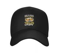 Punk personnalisé Unisexe Dieu est Grand La bière est Bonne et Les Gens sont Fous Casquette de Baseball Adulte Papa Ajustable Chapeau Hip Hop Snapback Caps, Cadeau De Noël