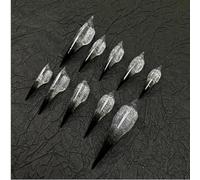 Punk Press Claw on Nails Long Stiletto Black White Gothic Style Halloween Press on Nails Reusable Thick Acrylic Cat Dragon Eagle Claw False Nails Glue on Nail (XS)