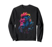 Punk Primate - Cyber Punk Gorilla Sweatshirt