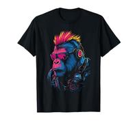 Punk Primate - Cyber Punk Gorilla T-Shirt