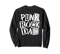 Punk Rock Dad Tatouages Punker Rocker Ska Music Band Père Sweatshirt