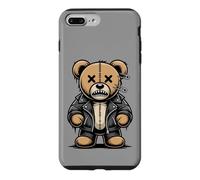 Punk Rock Ours en Peluche Biker Horreur Cartoon Gothique Coque pour iPhone 7 Plus/8 Plus