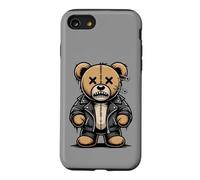 Punk Rock Ours en Peluche Biker Horreur Cartoon Gothique Coque pour iPhone SE (2020) / 7/8