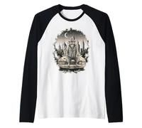 Punk Rock Raccoon Old Car City Urban Trash Panda Manche Raglan