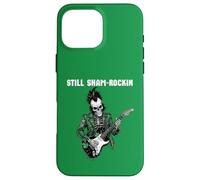 Punk Rock Squelette Leprechaun Sham-Rockin St Patrick Coque pour iPhone 16 Pro Max