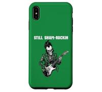 Punk Rock Squelette Leprechaun Sham-Rockin St Patrick Coque pour iPhone XS Max
