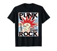 Punk Rock Vintage UK Flag Concert Music British T-Shirt