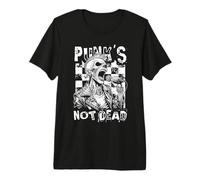 Punk Rocker Zombie Funny Punk's Not Dead Musique d'halloween T-Shirt Haut de Gamme