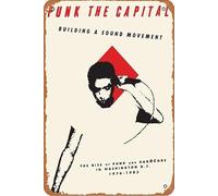 Punk the Capital : Building a Sound Movement Movie Poster Retro Metal Tin Sign Wall Art Wall Home Metal Sign Metal Tin Sign Grotte Bar Club 20,3 x 30,5 cm