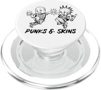 Punks and Skins United Crust Punk Clothing Trojan Skinhead PopSockets PopGrip pour MagSafe