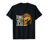 Punks Not Dead - Crâne Punk T-Shirt