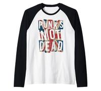 Punks Not Dead - Drapeau UK Londres Punk Rock Concert Manche Raglan