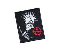 Punks NOT Dead, Exploited, Sum 41, Blink 182, The Offspring, Anarchy, Punk Rock, Heavy Metal, Ramones, My Grave, Applique brodée à repasser sur applique souvenir