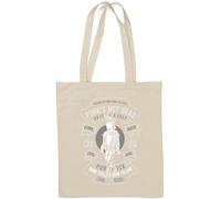 Punk's Not Dead Loud Sac fourre-tout en coton naturel Blanc