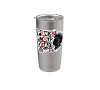 Punks Not Dead, Oi, punk rock, punks Gobelet isotherme en acier inoxydable double paroi