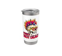 Punk's Not Dead Punk Rock rétro années 80 90 Gobelet isotherme en acier inoxydable double paroi