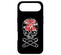 Punks Not Dead Punk Rock Vintage Vinyl Lover Gothic Skull Coque pour iPhone Air