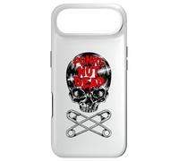 Punks Not Dead Punk Rock Vintage Vinyl Lover Gothic Skull Coque pour iPhone Air