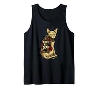 Punks Not Dead Sphynx Cat Punk Rock Citation Débardeur