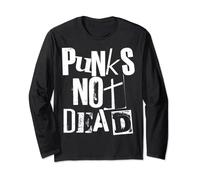 Punks Not Dead - Vintage Grunge - Punk Is Not Dead - Rock Manche Longue