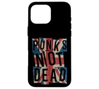 Punks Not Dead - Vintage - UK London Flag - Punk is Not Dead Coque pour iPhone 16 Pro Max