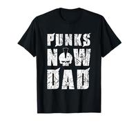 Punks Now Dad | Punk Rocker | Punker Mohawk T-Shirt