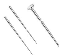 PunkTracker Pointe de perçage conique en titane ASTM F136 de 14g/16g/18g pour filetage interne - Tragus/Hélix/Lèvre/Nez/Hélix/Bijoux de perçage - Cartilage pour boucles d’oreilles Labret - Tiges