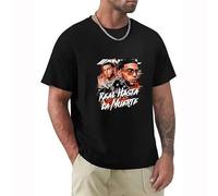 PUNMdrf66 Anuel AA Real Hasta LA Muerte T-Shirt Black 3XL