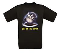 PUNMdrf66 Cat in The Brain Fulci Cult Horror Movie T-Shirt Black XXL