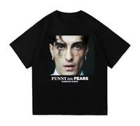 PUNMdrf66 Damiano David Funny Little Fears T Shirt Black L