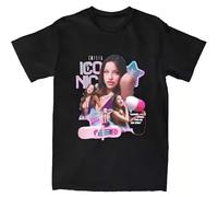 PUNMdrf66 Emilia Mernes MP3 T Shirt Beach Vintage T-Shirts Black XXL