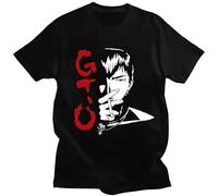 PUNMdrf66 Great Teacher Onizuka T Shirt Men GTO Manga Japan Eikichi T-Shirt Black L