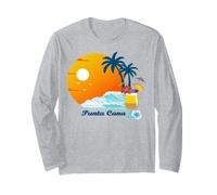Punta Cana Palmiers Cocktail Souvenir République Dominicaine Manche Longue