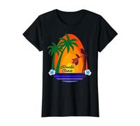 Punta Cana Plage Palmiers Caraïbes Île Souvenir T-Shirt Graphique avec Valeur
