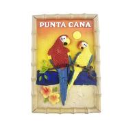 Punta Cana République Dominicaine Aimant de réfrigérateur Souvenir de voyage Décoration de réfrigérateur Autocollant magnétique peint à la main Artisanat