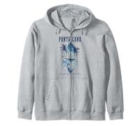 Punta Cana République dominicaine Surf Vintage Surfeur Sweat à Capuche
