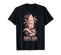 Punta Cana République dominicaine Surf Vintage Surfeur T-Shirt