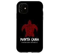 Punta Cana République Dominicaine Tribal Sea Turtle Island Coque pour iPhone 11