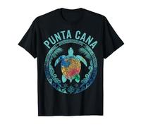 Punta Cana Tortue de mer Tropicale Tribal Mandala Shell T-Shirt