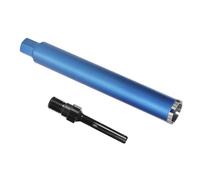 Punta diamantée pour perceuse à couronne avec turbo, incl. SDS-max, 1 1/4", Ø 62 mm, longueur totale 460 mm, perçage à sec et humide pour béton