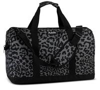 PUNTA Weekend Doctor's Bag - Sac de voyage pour homme et femme avec grand compartiment principal, 2 compartiments intérieurs, fonction de clip pour trolley et bandoulière amovible, Weekender, Noir