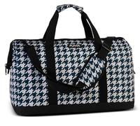 PUNTA Weekend Doctor's Bag - Sac de voyage pour homme et femme avec grand compartiment principal, 2 compartiments intérieurs, fonction de clip pour chariot et bandoulière amovible, Weekender, Blanc