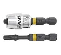 Puntas Torsión de Impacto - DEWALT - DT70538T-QZ - 2 x T25 - Adaptateur magnétique - Jaune/noir