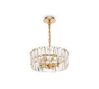 Lampe à suspension lampe à suspension lampe en cristal lampe en cristal métal chrome cristaux