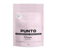 PUNTO - Café en grains d'Éthiopie - 250 g - Café de spécialité - Torréfaction moyenne - 100% Arabica - Notes de miel, de cannelle et de chocolat - Acidité vive - Corps moyen