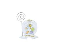 PuntoCasaStore Lot de 12 marque-places en résine première communion 5,5 x 9 cm